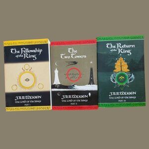 Vintage The Lord of the Rings Trilogy 3 Volumes J.R.R. Tolkien 1991